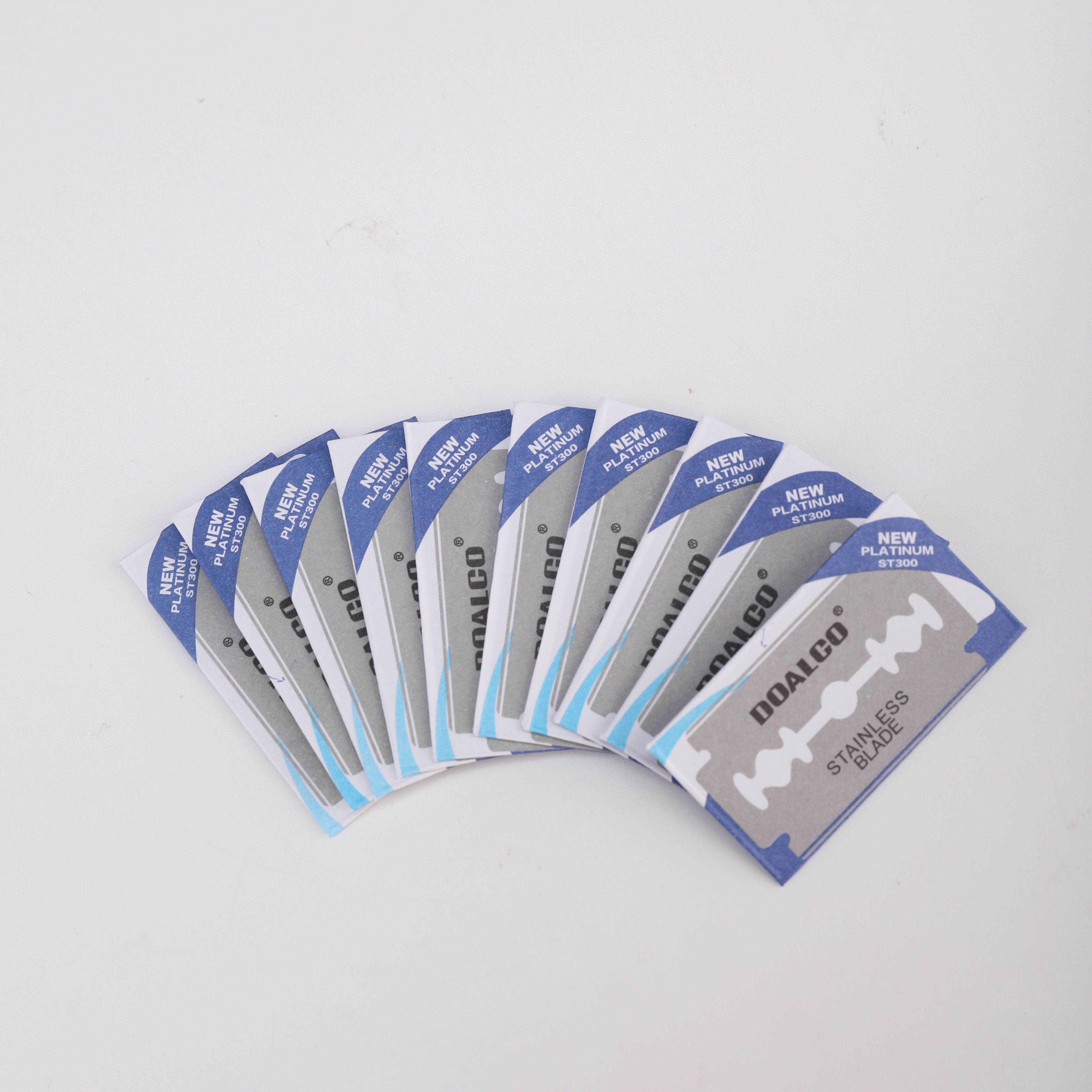 100pcs razor blades double edge razor blades mens safety razor blades for shaving stainless steel professional barber tool details 3