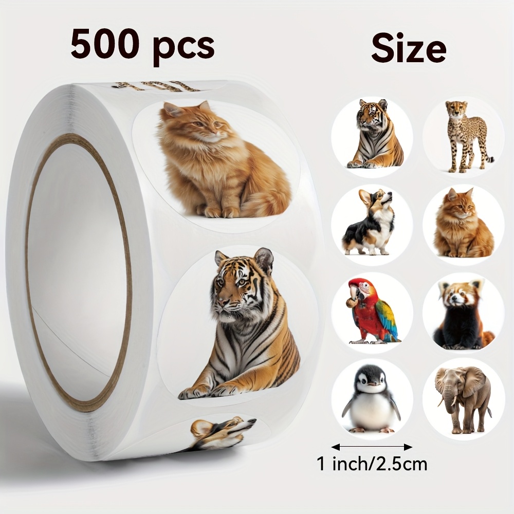 Image of 500pcs Stickers, Self-adhesive High Quality, , Perfect For Phones, Laptops, Guitars, Journals, And Luggage, High Quality Stickers