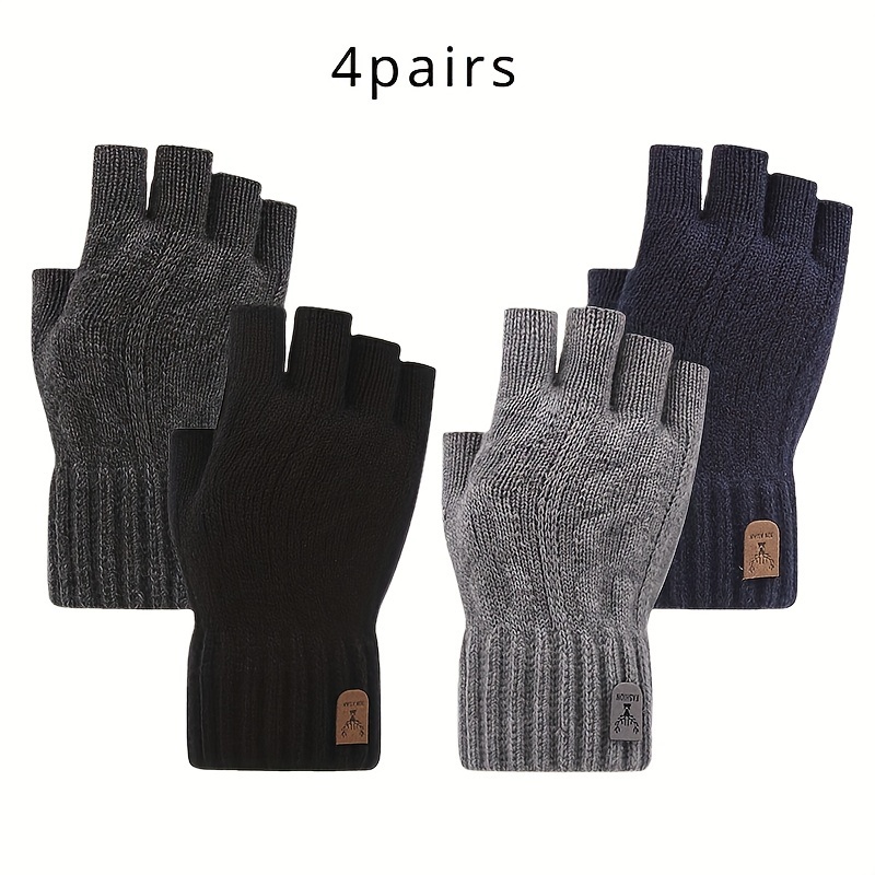 

Luxurious Alpaca Fingerless Gloves - And Soft For Cool Weather - Stylish Design - Premium , Versatile Winter Accessory