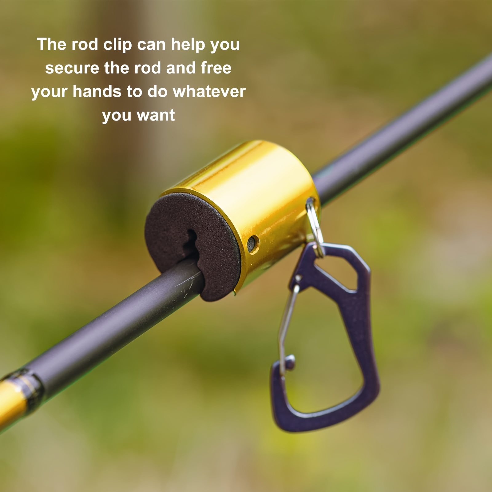 Portable Lightweight Fishing Rod Clip Fly Fishing Rod Holder