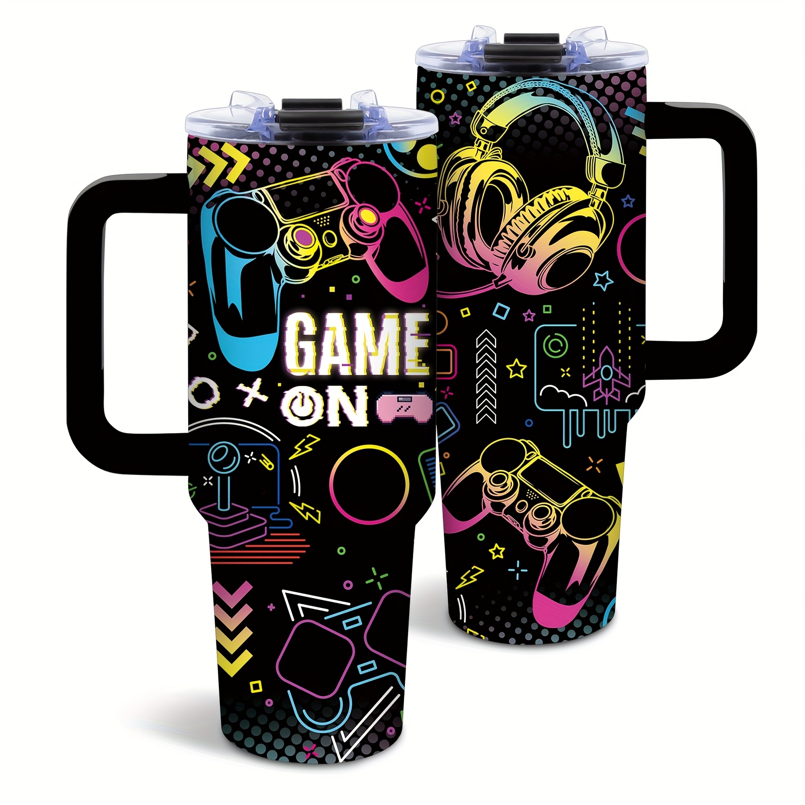 

1pc For Men Boys, Gamer Gifts For Men, 40oz Gamer Tumbler Cup, Gaming Mugs, Gaming Gamepad Presents For Son Boyfriend, Christmas Birthday Gifts For Men