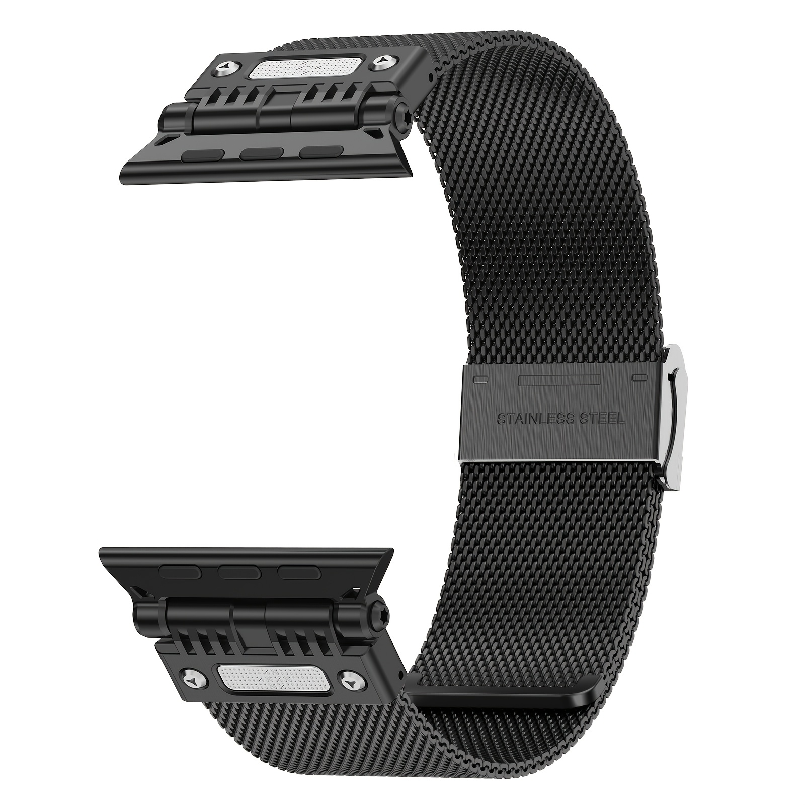 Image of Upgrade Men Milanese Band Compatible With For Watch Band Series11/10-46mm Ultra3/2/1 49mm/45mm/44mm/42 For Iwatch Series Se2 6 5 4 3 2 1 Wearable Additions Gift