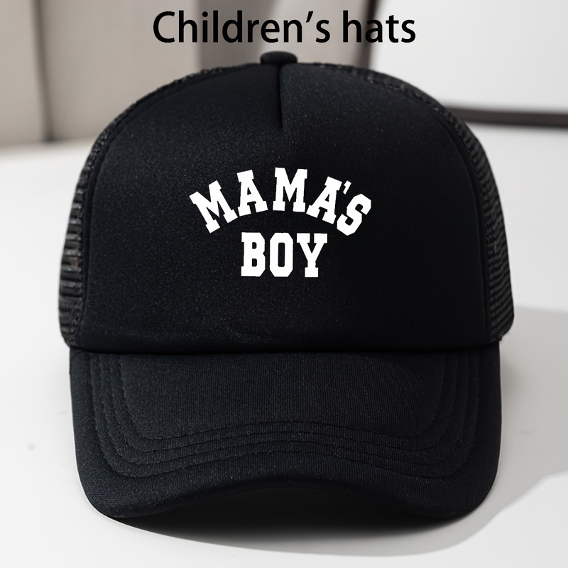 

Kids' Mama's Boy Printed Baseball Cap - Adjustable Sunshade Baseball Cap