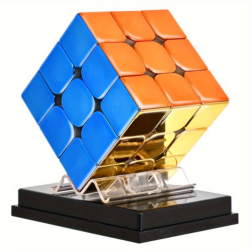 

3x3 Mirror Reflective Speed Magic Cube 3d Brain Teaser Toy Shiny Brainstorm Thinking Games For Christmas Birthday Gift