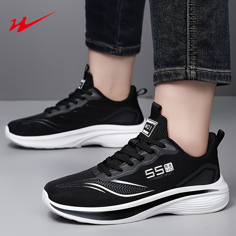 Men's Wide Width Sneakers with Breathable Mesh