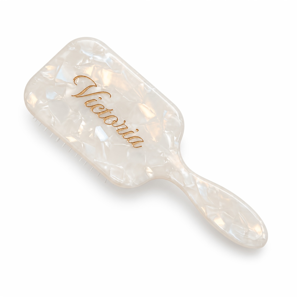 TEMU 1pc Personalized Acetate Comb - Customized With Name, Women's Acetate Hairbrush, Gift For Women, , Birthday Gift, Bridesmaid Gift, Gift For Her