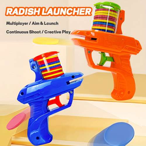 Handheld EVA Soft Spring Launcher, Novelty Spring Toy, Novelty Toy for Multiplayer Combat, Rich Colors, Suitable for Children Aged 3 and Above, Easy to Operate, Parent-child Interactive Toy