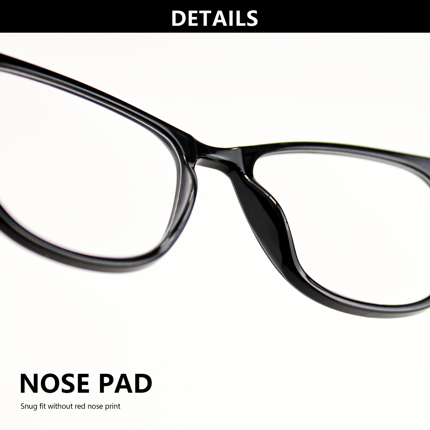 2pcs High-End Cat Eye Frame Reading Glasses Set