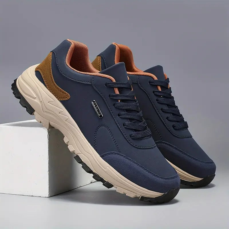 versatile outdoor hiking non slip lace up sneakers with trekking camping details 1