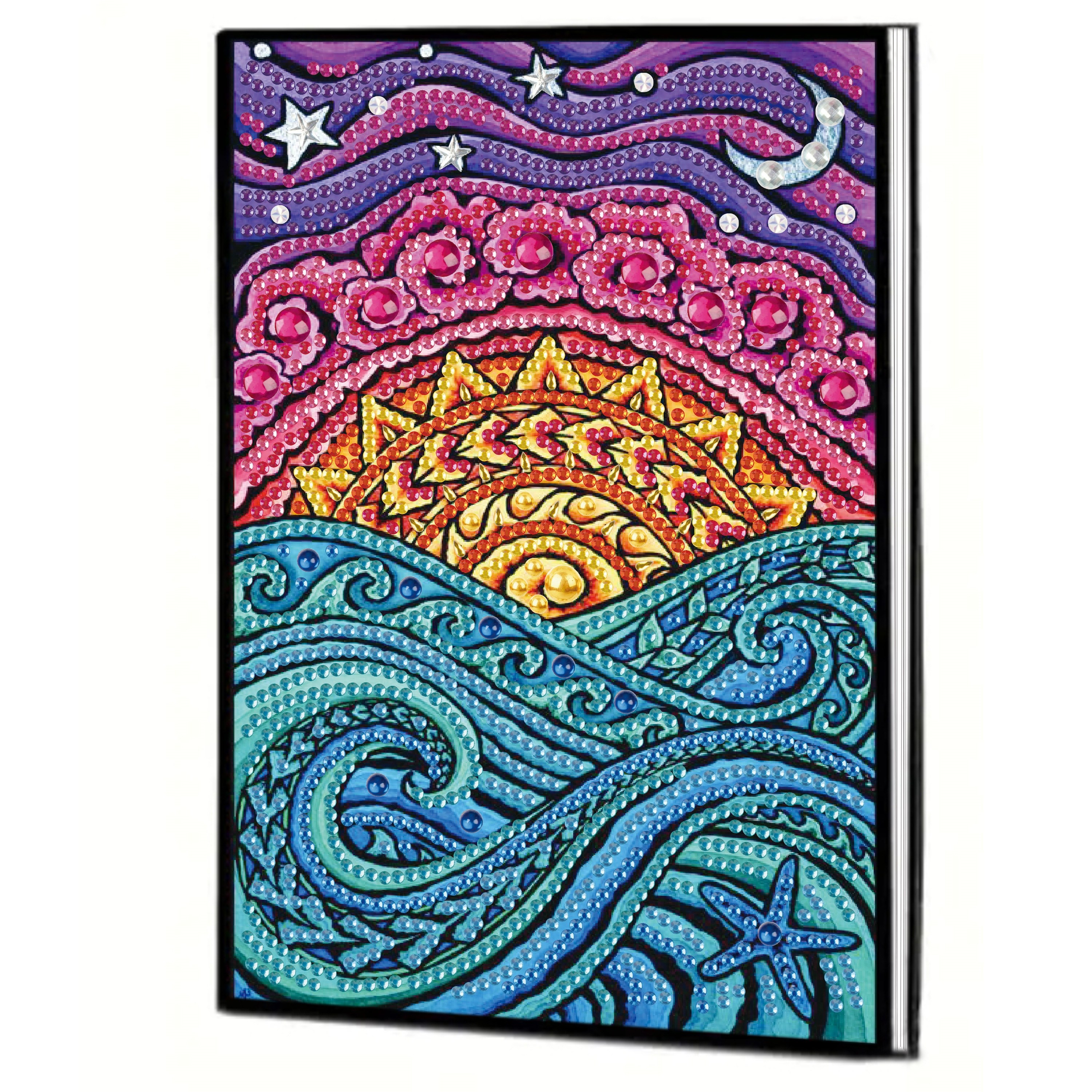 

1pc 5d Diy Kit, Art Pattern , Round & Irregular Shaped Embroidery , For , , , -