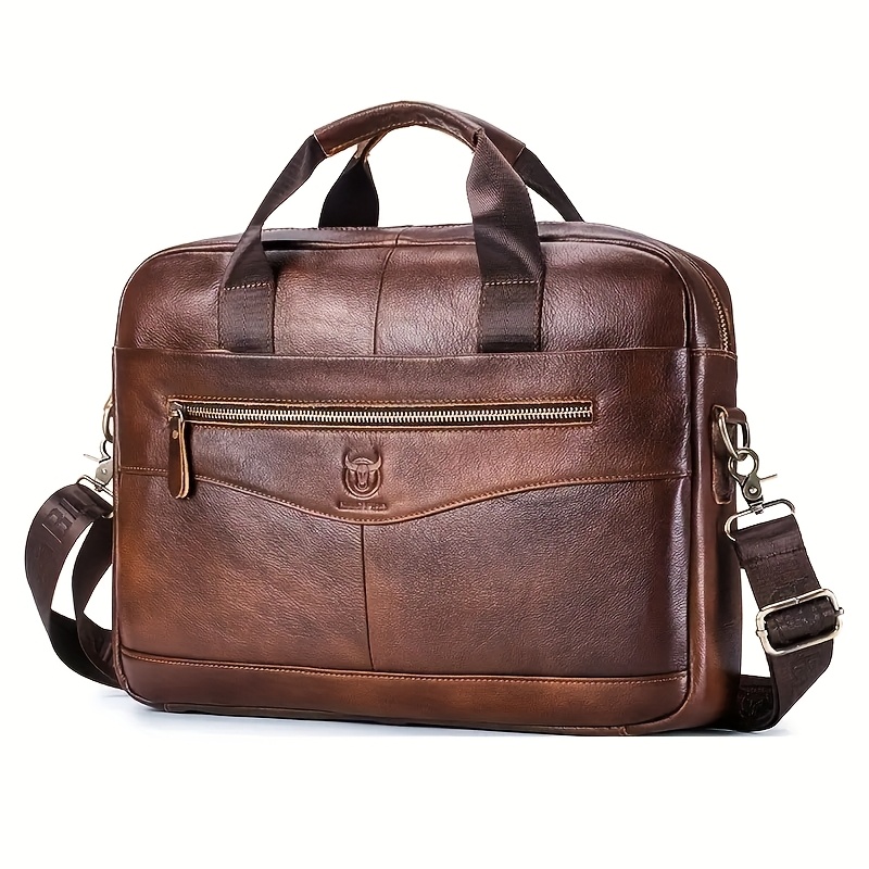 men leather bag sold on Temu United States