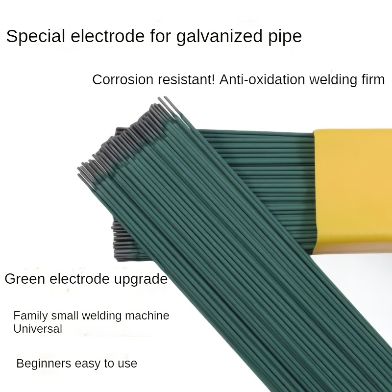 

Green Electrode For Galvanized Pipe Welding, Carbon Steel, & Oxidation Resistant, Resistant, No Required, For Construction & Welding, Compatible With Small Welding Machines