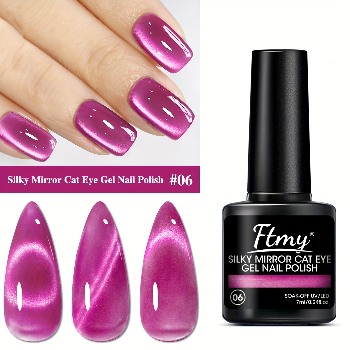 Image of Magnetic Gel For Diy Soak-off Gel Nail Art Varnish, Gel Nail Supplies