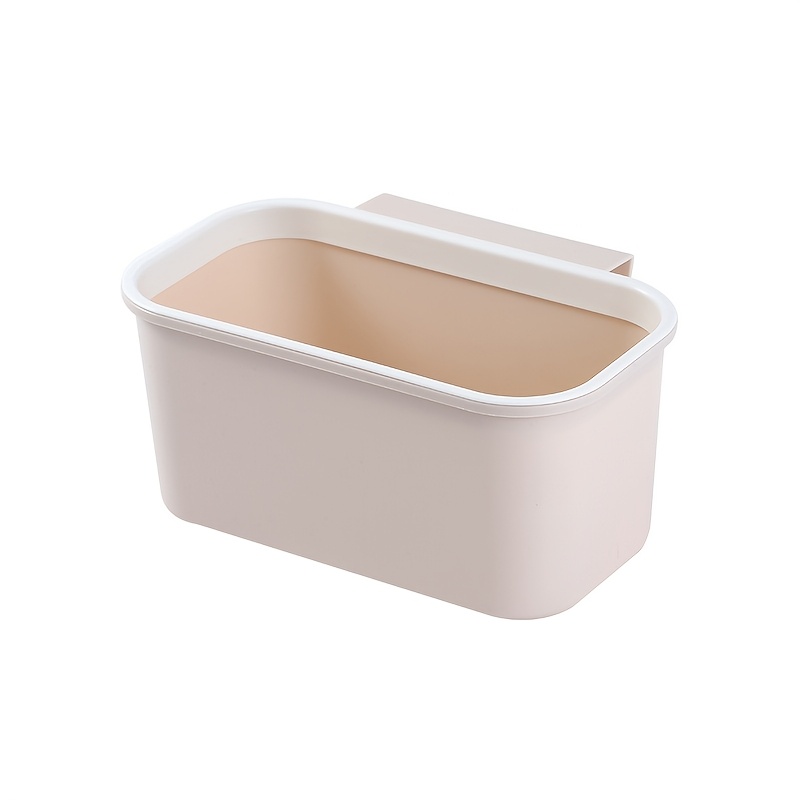 1pc Space- Bedside Hanging Basket - Durable Pp Material With Smooth Painted End, Perfect For Dorm Room Storage Of Mobile Phones And Small Items, Shelf Baskets