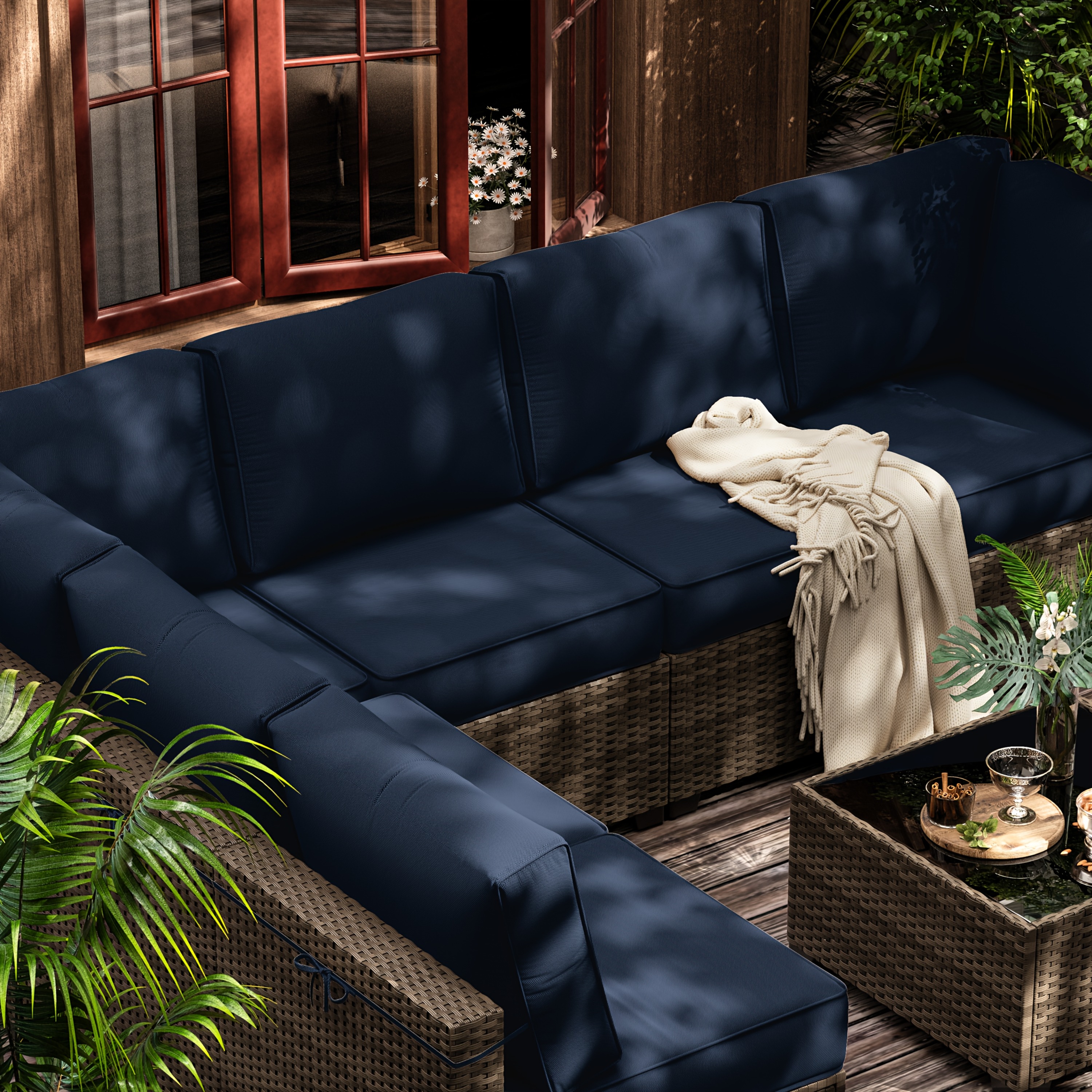 14pcs outdoor cushion slipcovers weather patio cushion Temu