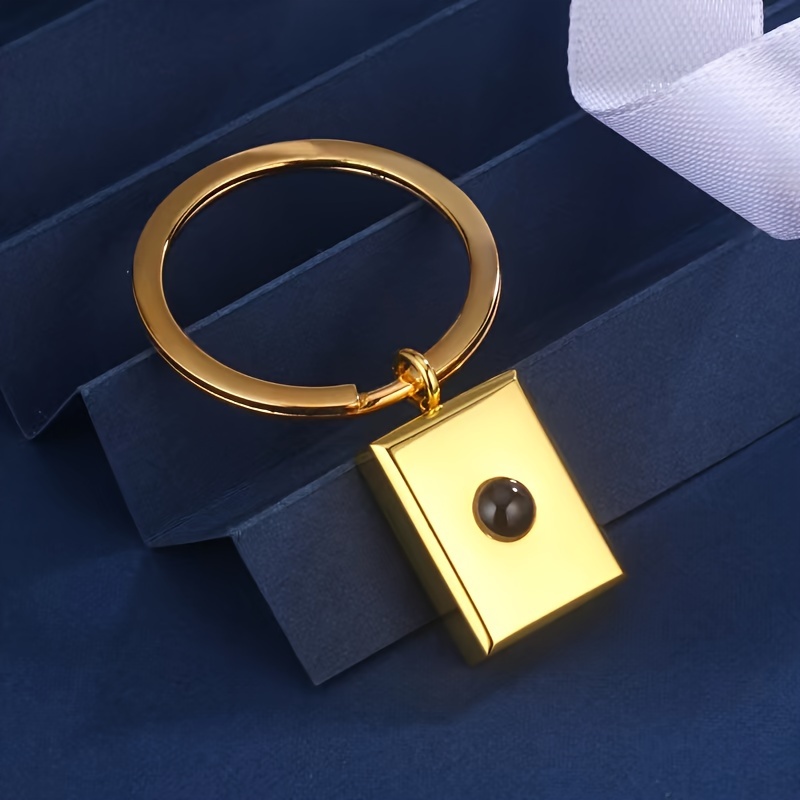 TEMU For Him, Personalized Keychains, Photo Projection Keychains, Photo Keychains, Anniversary Commemorative Custom Gifts