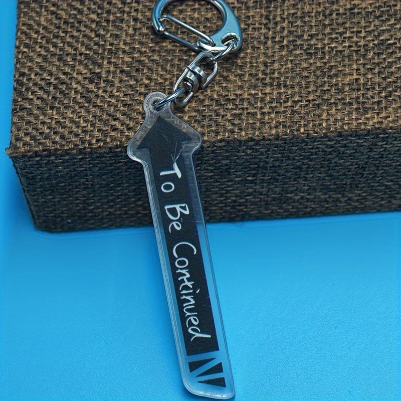 Letter Keychain Keyring Motel Key Ring Key Fob Holiday Gift For