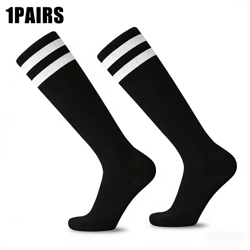 TEMU 1 Pair Of Soccer Socks, Sports Socks, Running, Cycling, Cheerleading Socks, Football Accessories