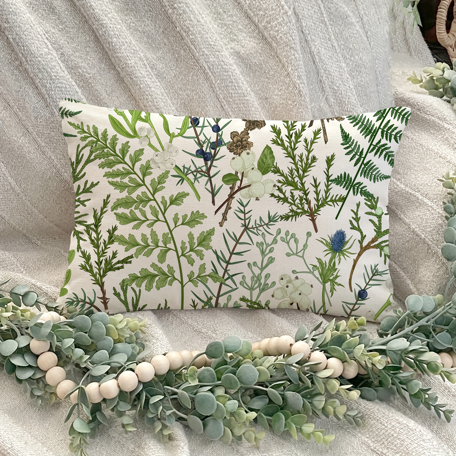 Outdoor Farmhouse Pillows Farmhouse Throw Pillow Covers Eucalyptus