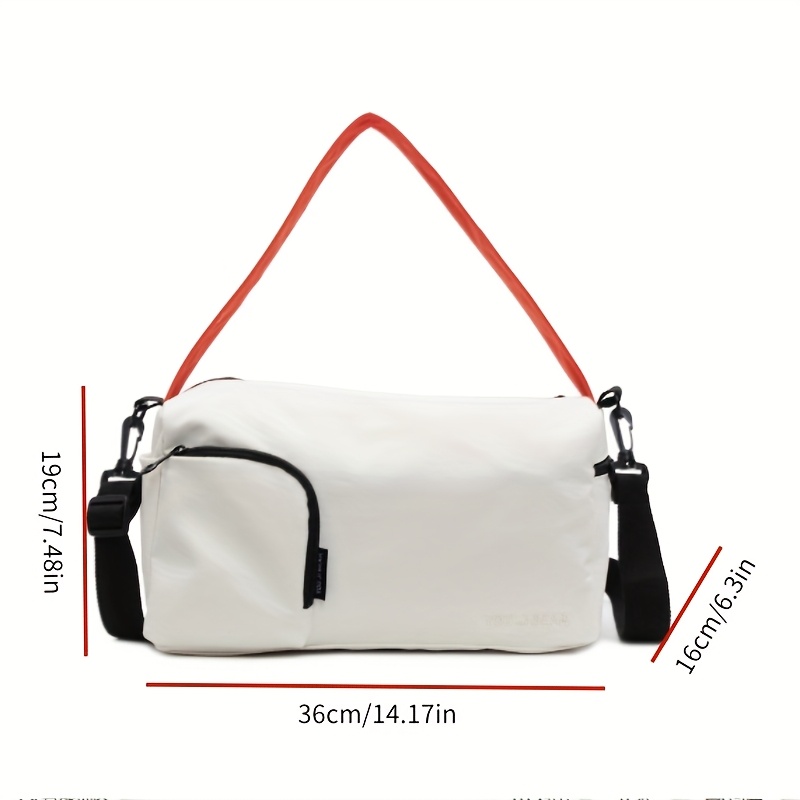 Leisure Large Capacity Fitness Bag, Lightweight and Versatile Travel Tote Bag, Fashionable and Niche Minimalist Commuting Bag