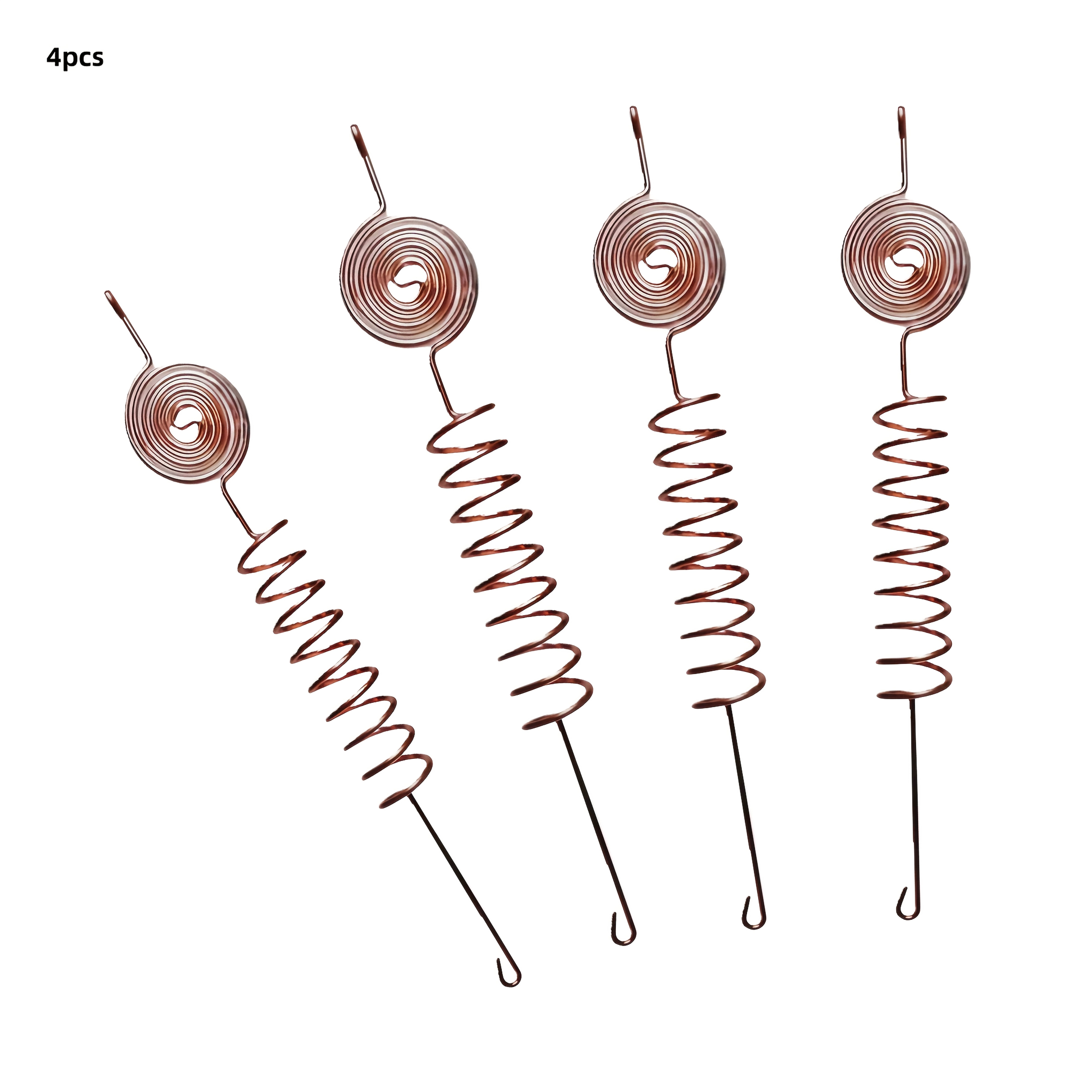 E-shop Premium Elektroplattiertes Kupfer-Gartenantennen-Set, Kupfer-Pflanzenstäbe - Hochleistungs-Gartenstäbe mit Antennenspulen-Design für Innen-