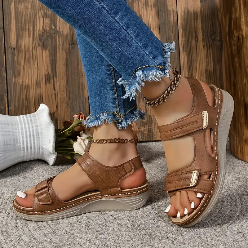 womens summer wedge details 6