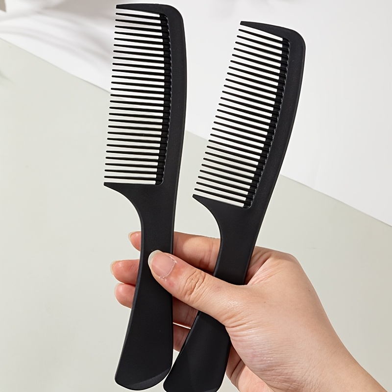 TEMU 2/4pcs Durable Carbon Fiber Hair Combs, Suitable For Professional Salon Hairdressing, Home And Personal Use, Anti-static Hairdressing Combs, Are