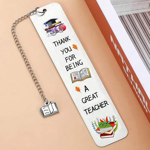 an teachers alloy bookmark thank you mentor engraved graduation season gift for educators teachers day commemorative keepsake