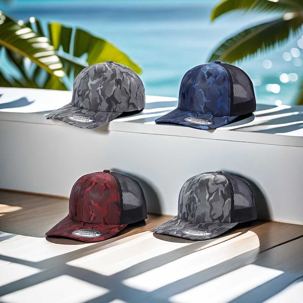 

4 Hats Camouflage Style Baseball Cap