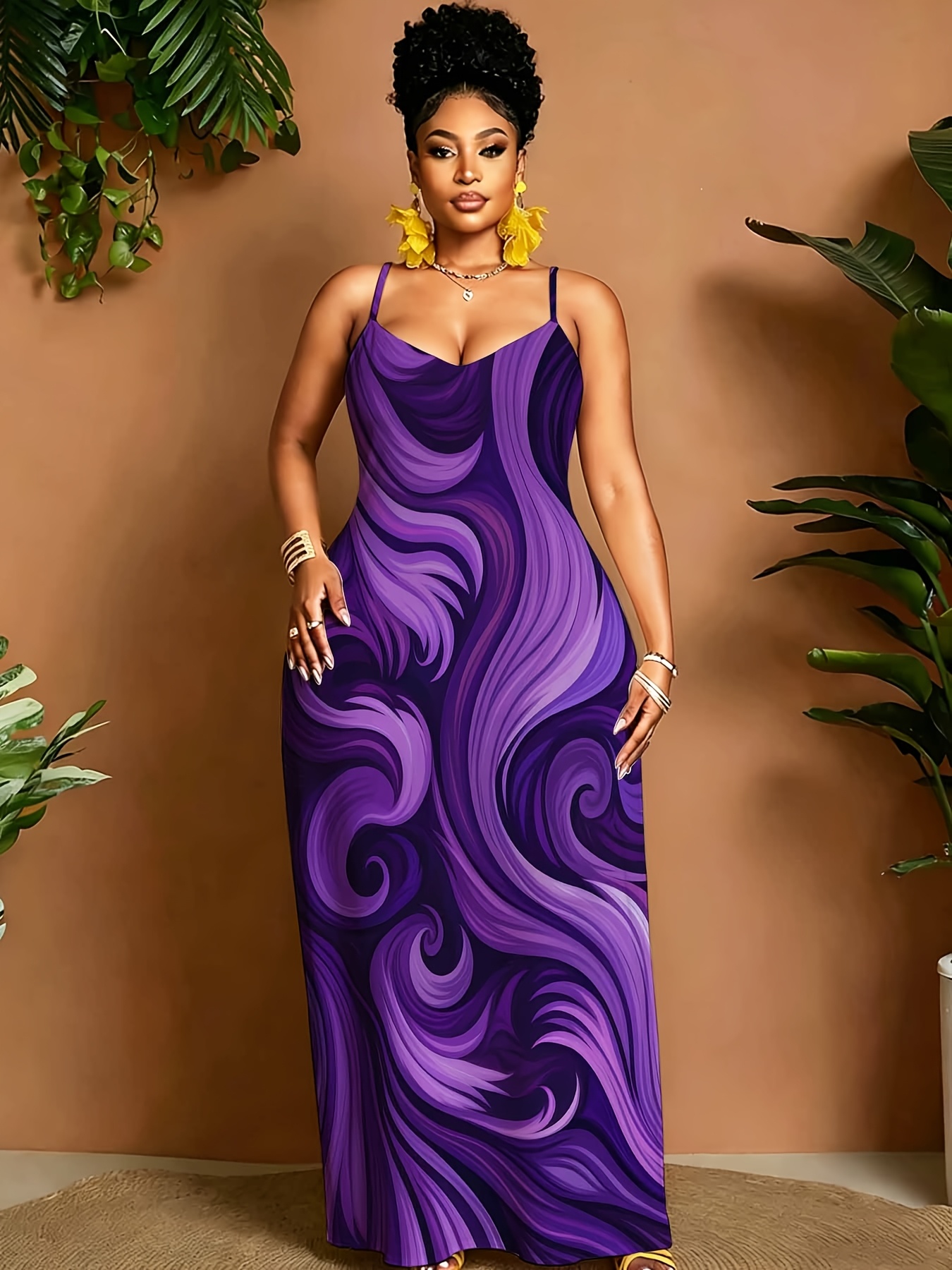purple dresses sold on Temu United States