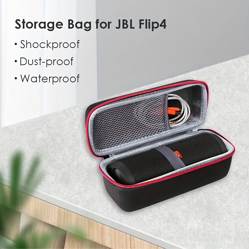 

Sac de Rangement pour Haut-Parleur JBL flip4 Antichoc et à la Pression, Sac de Rangement pour l'Extérieur