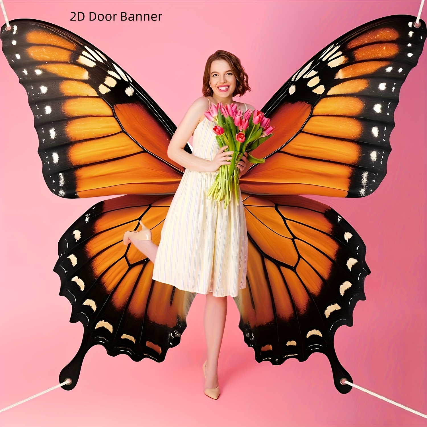 TEMU 2d Flat 2d Flat 2d Door Banner 2d Flat 2d Flat 2d Door Banner Featuring Wings With A Spring Background Designed For Princessthemed Photo TEMU 2d Flat 2d Flat 2d Door Banner 2d Flat 2d Flat 2d Door Banner Featuring Wings With A Spring Background Designed For Princessthemed Photo
