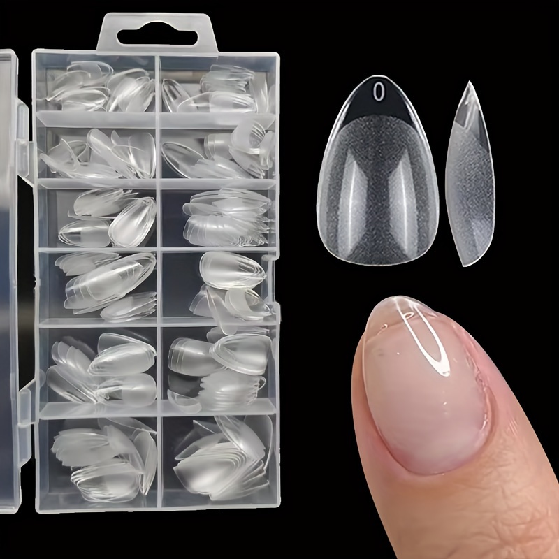 

240pcs Xxs Matte Gel Nail Tips - , Quick Extension For Diy Nail Art Enthusiasts