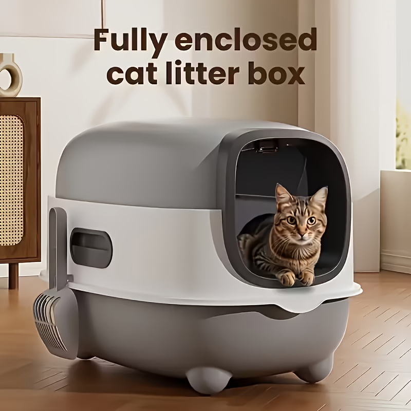 extra large covered litter box sold on Temu United States