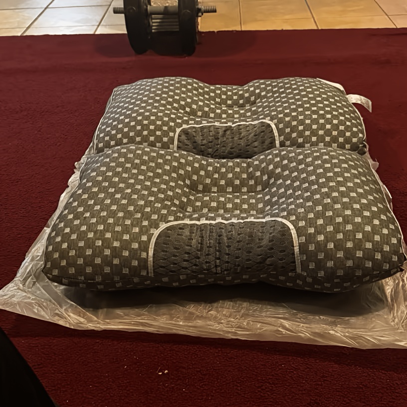 TEMU 1pc And 2pcs Protection Pillows, 1000g Filled Upgraded Version, Ergonomic Sleep Pillow Core, Durable Fabric, Christmas Gift, Universal White