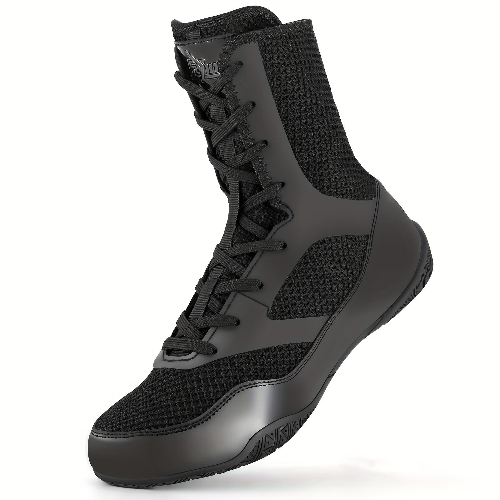 men's high boots non slip wrestling shoes sports Temu Finland