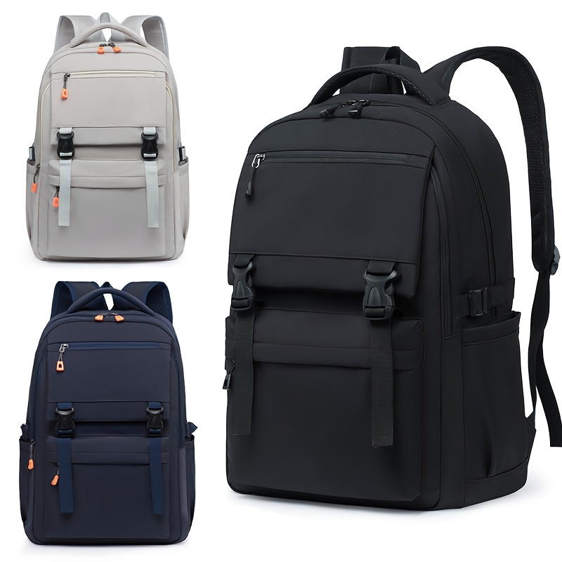 

Men's Junior High School, High School, College Student Backpack, Large Capacity Waterproof And Wear-resistant Backpack, Laptop Backpack