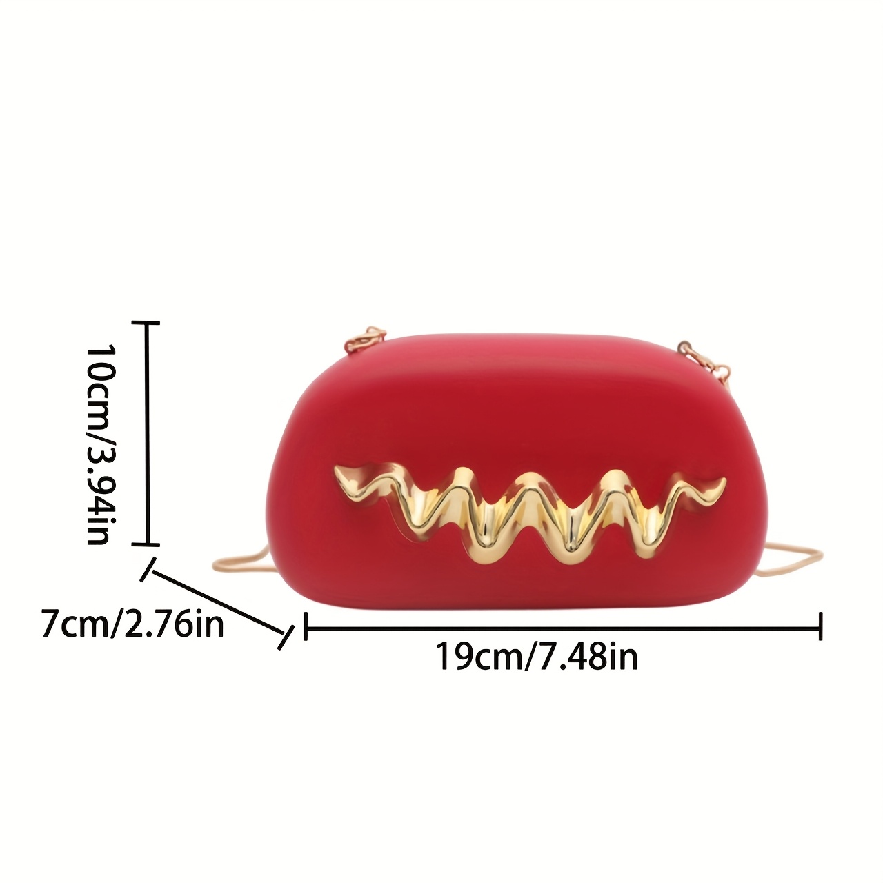 Women's Elegant Handbag Clutch Purse with Golden-Tone Snake Chain Strap - Multi-Way Crossbody/Handheld, Acrylic Shell & Buckle Closure, White/Golden/Coffee Brown/Black - Wedding, Party, Gala Accessory - Luxury Hand Carry Shoulder