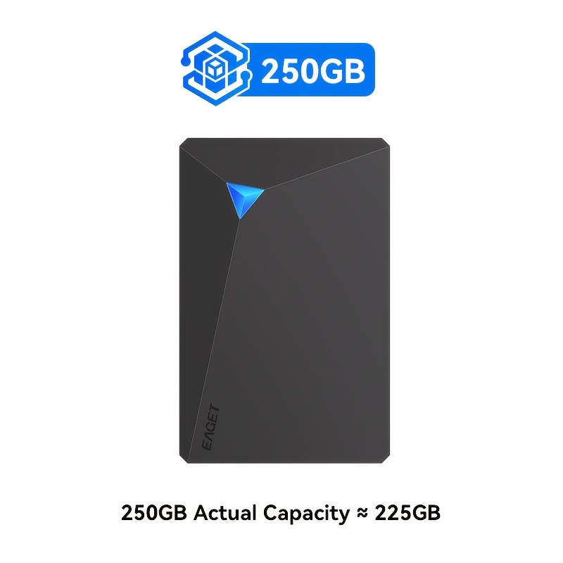 EAGET Mobile Hard Drive for PC, Mac, PS4, Xbox One - High Speed Transfer, Videos & Music Backup, Ntfs File System, USB Connectivity, Compatible with Laptop 3 EAGET Mobile Hard Drive for PC, Mac, PS4, Xbox One - High Speed Transfer, Videos & Music Backup, Ntfs File System, USB Connectivity, Compatible with Laptop - Image 3