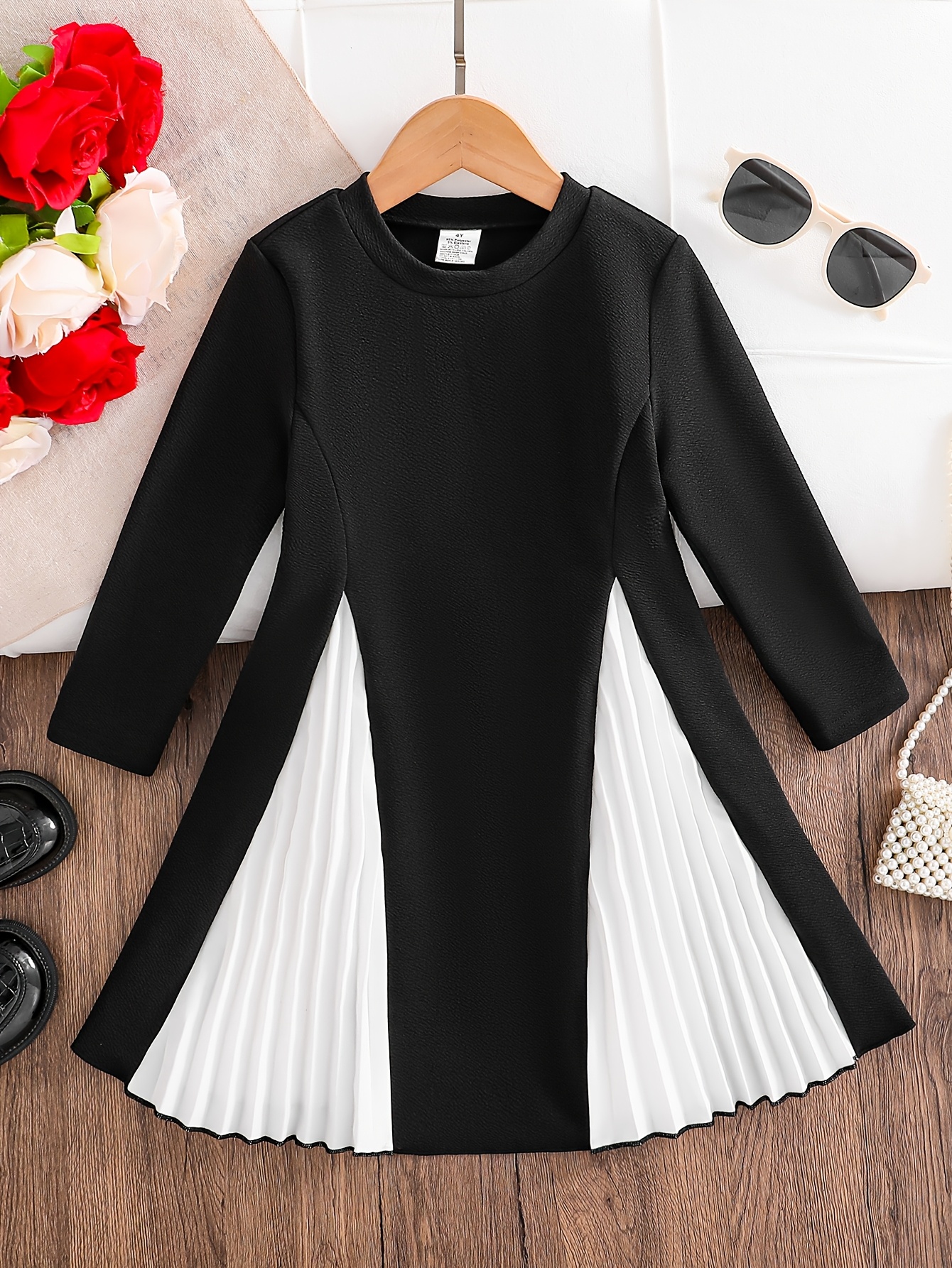 black long vintage dress Bejeweled Cosmic Gown– Teuta Matoshi main image 1