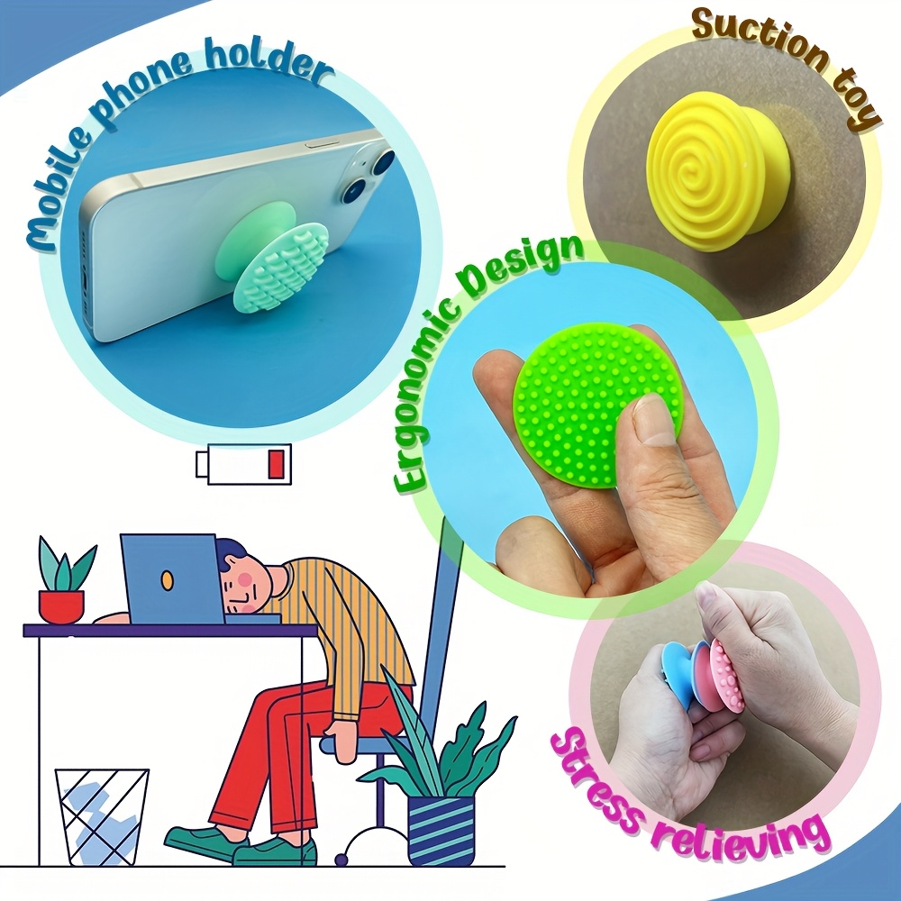 Set of 8 Sensory Stones for Stress Relief