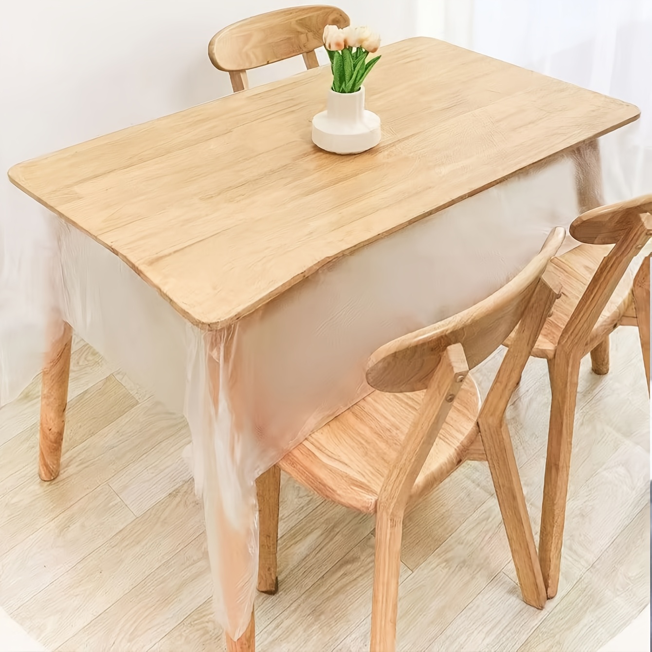 1 Rolle Tischdecke &*;Point-Break&*; Typ, verschiedene Spezifikationen, Einweg PE weiße Tischdecke *- und Hochzeitsdecke, Einweg-Tischdeckenbezug