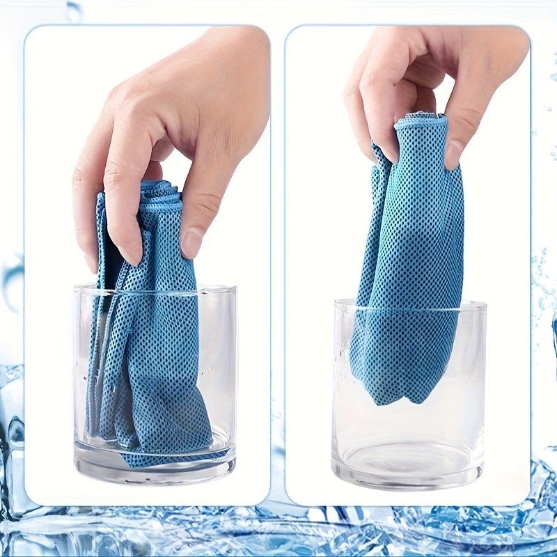 Cold Towel Sweating and Quick-drying Ice Towel Custom logo Cooling Sports Towel - Lanyards Plus UK