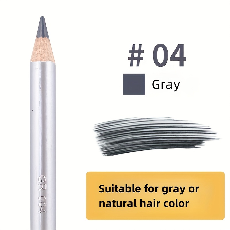 Eyeliner And Eyebrow Pencil, a Dual-Use Pen with a Brush Head, Quickly Shapes And Provides Long-Lasting Color, Ultra-Fine Natural Appearance, Waterproof And Sweat-Proof Without Fading, Available in Black, Coffee, Brown, Light Coffee, And Gray