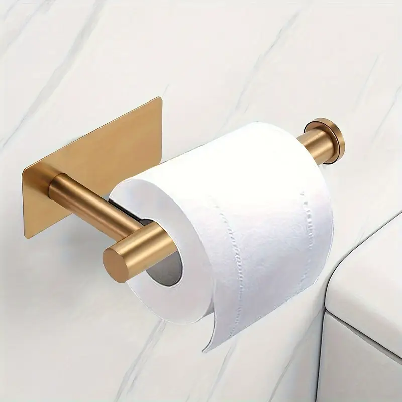 Porta Carta Igienica Autoadesivo - Senza Foratura, Trasparente, Per Bagno E Cucina - Foto 4