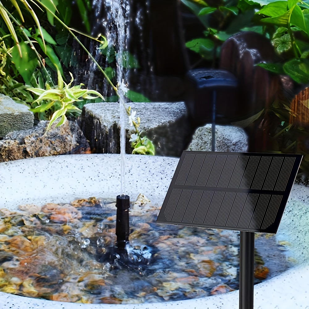 1個 ソーラー噴水ポンプ 噴水 ソーラー噴水バード プ 自立型