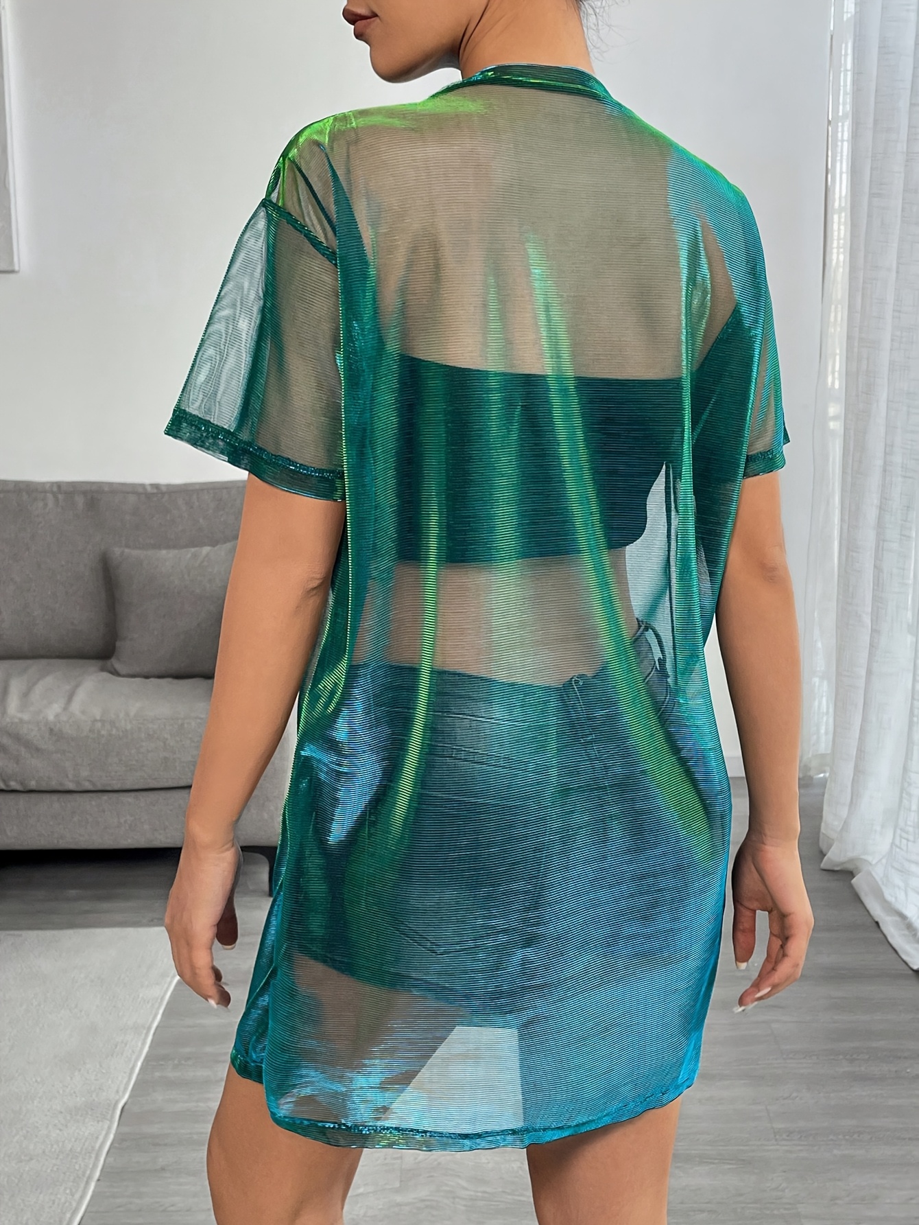 music festival womens colorful mesh t shirt - Temu Qatar