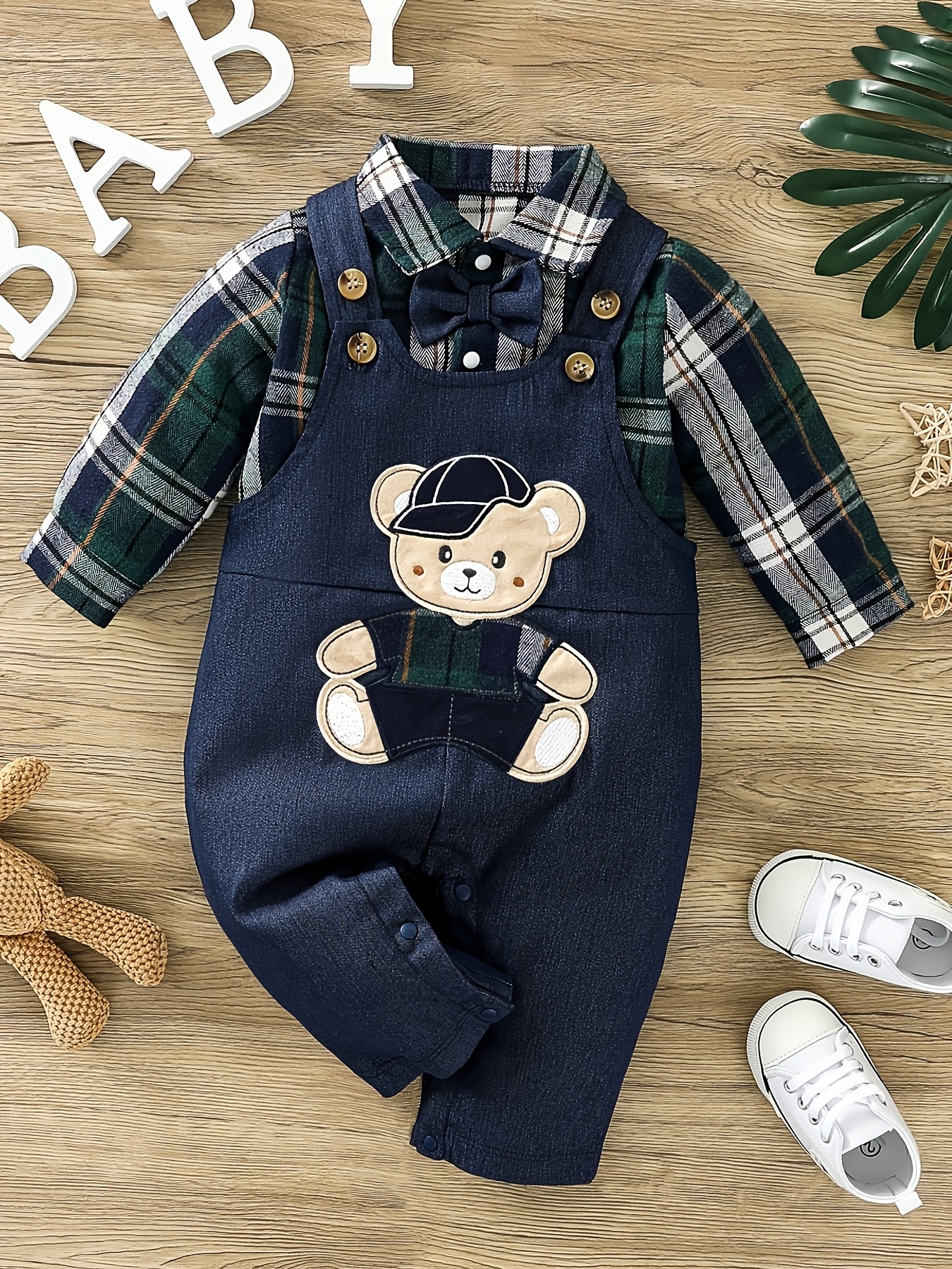 Baby Clothes Baby Boy Blue Overalls Baby Boy Outfit Set Casual