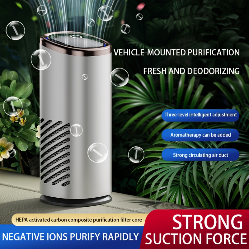 High-end  Air Purifier | Effective In- Air Purification System | Compact and Portable  Air Purifier, Ensuring Fresh and Clean Air Inside the .
