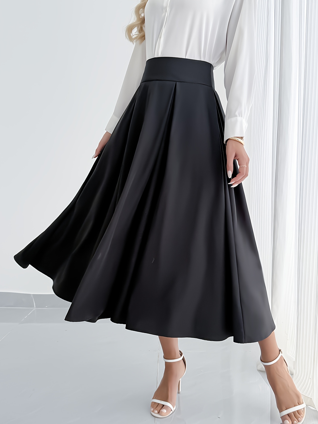 midi skirts for women sold on Temu United States
